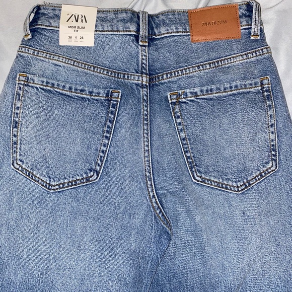Zara Mom Slim Fit Jeans Size 4 - Picture 3 of 3